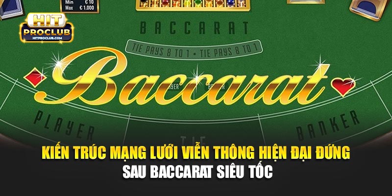 Kiến trúc mạng lưới viễn thông hiện đại đứng sau Baccarat Siêu Tốc