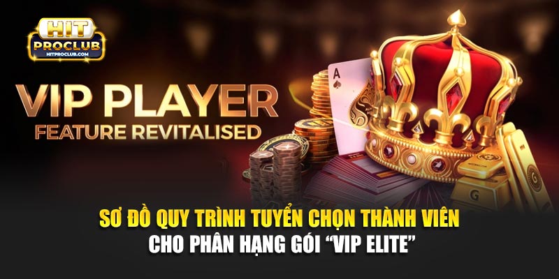 Sơ đồ quy trình tuyển chọn thành viên cho phân hạng gói “VIP Elite”