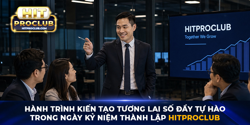 Hành trình kiến tạo tương lai số đầy tự hào trong ngày kỷ niệm thành lập Hitproclub