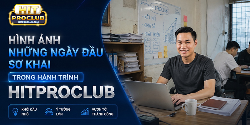 Hình ảnh những ngày đầu sơ khai trong hành trình Hitproclub tại văn phòng cũ