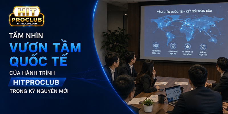 Tầm nhìn vươn tầm quốc tế của hành trình Hitproclub trong kỷ nguyên mới
