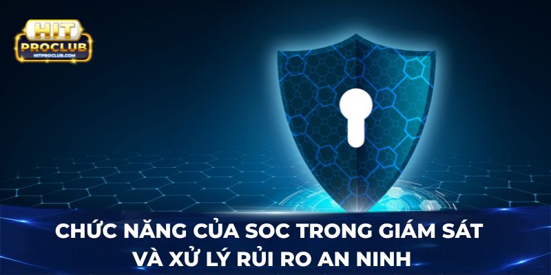 Chức năng của SOC trong giám sát và xử lý rủi ro an ninh