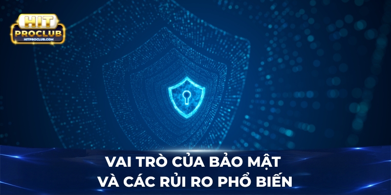Vai trò của bảo mật và các rủi ro phổ biến